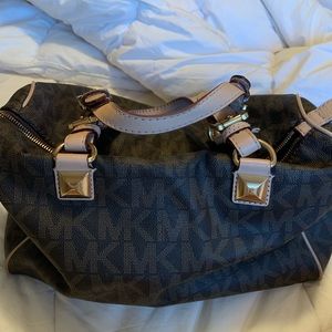 MICHAEL KORS monogrammed bag lightly worn